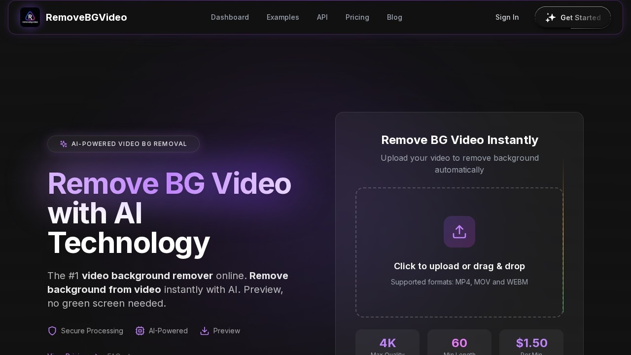 image for AI Video Background Remover