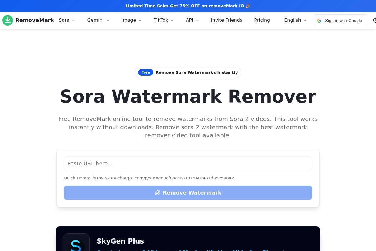 image for Sora Watermark Remover
