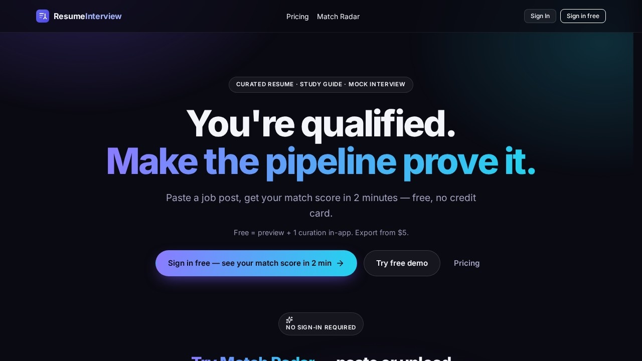 image for ResumeInterview.app