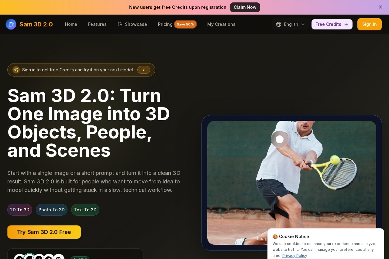 image for Sam 3D
