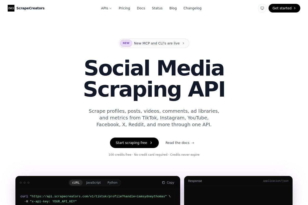 image for ScrapeCreators