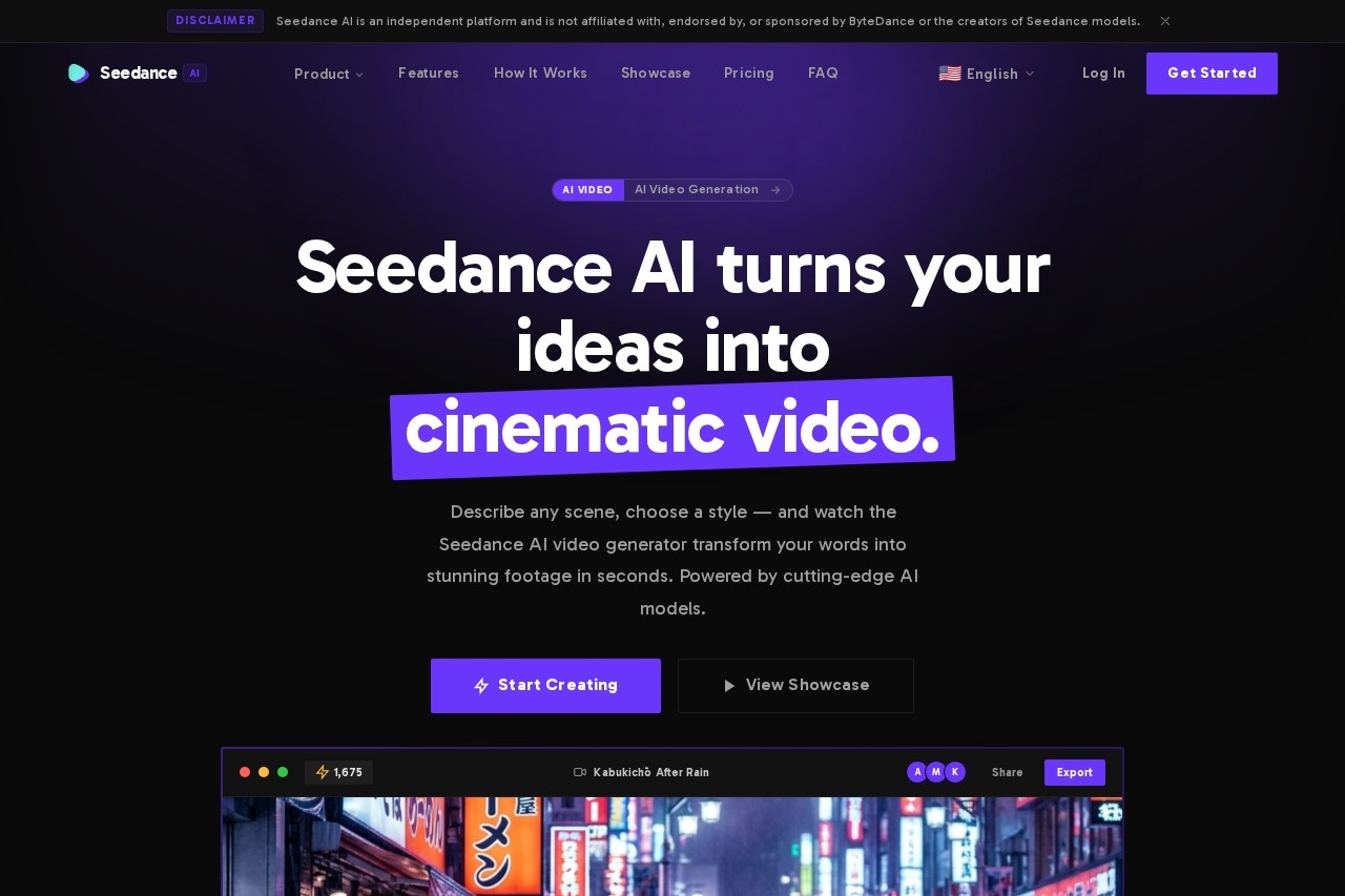 image for Seedance AI