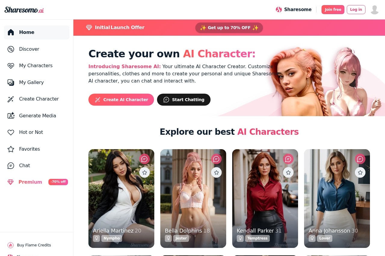 Sharesome screenshot