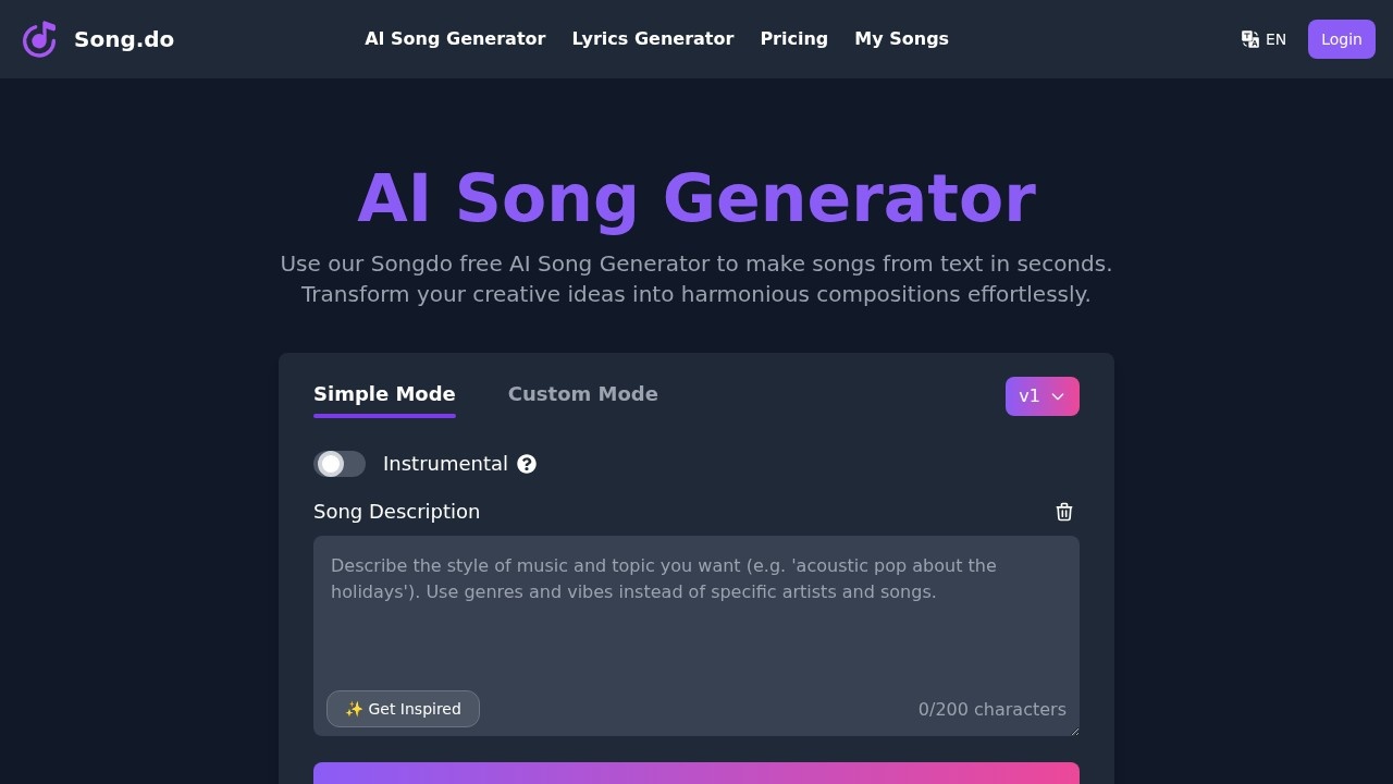 image for AI Song Generator