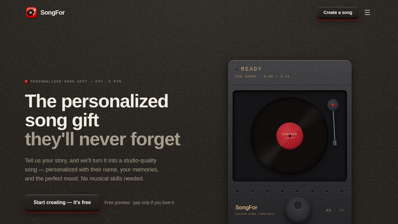 image for SongFor