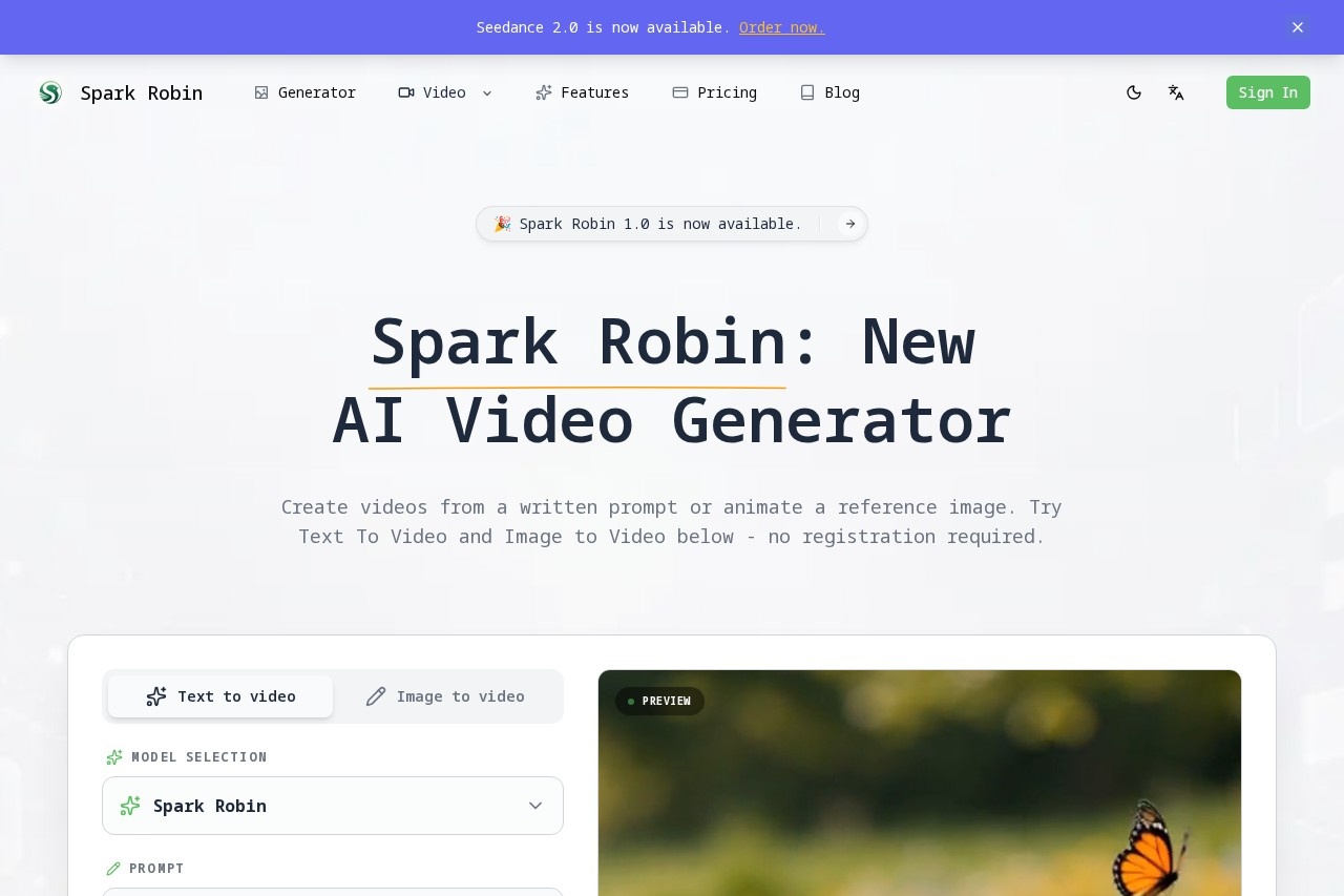 image for Spark Robin