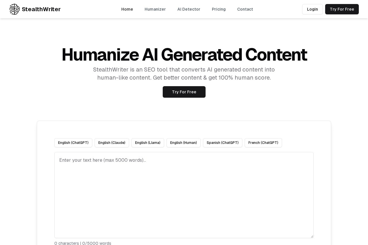 StealthWriter screenshot