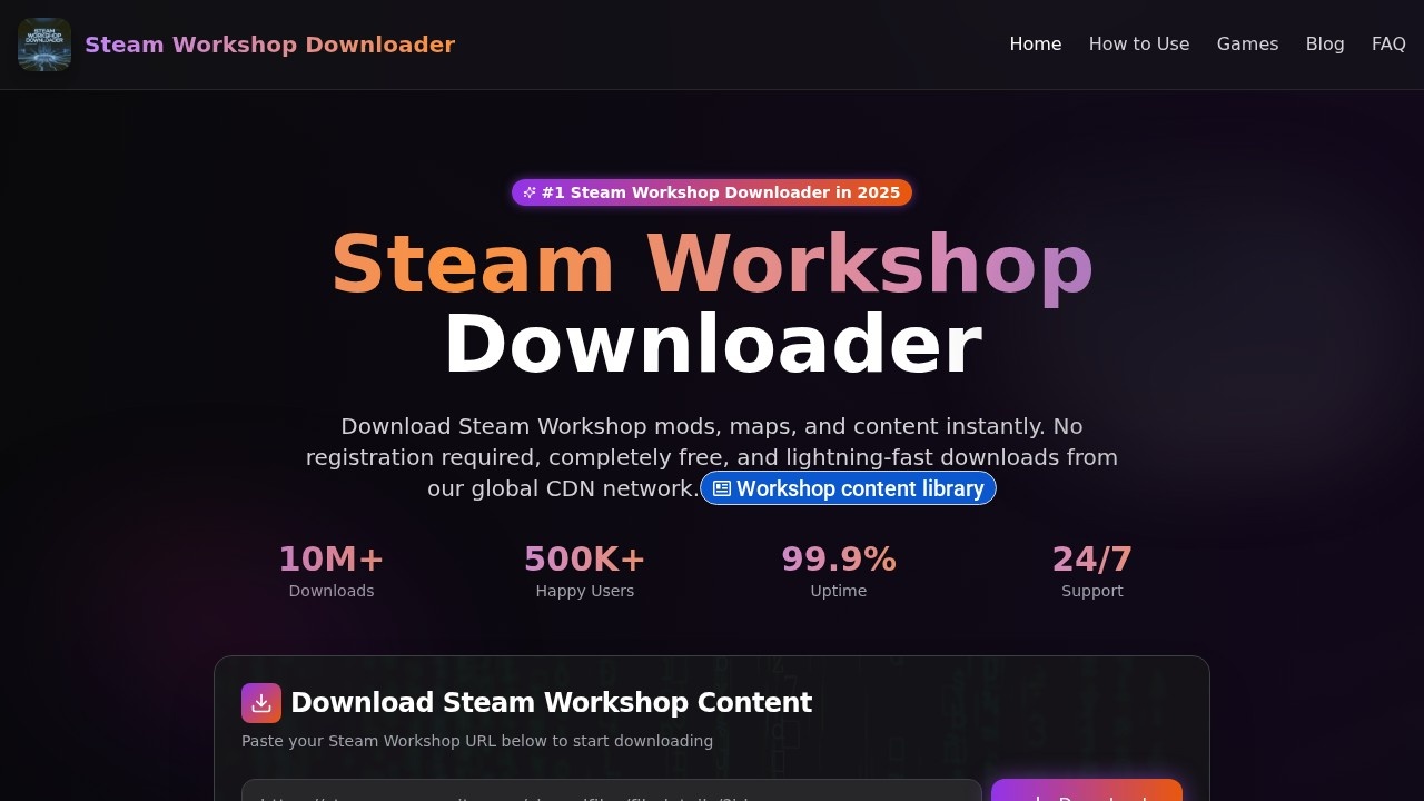 image for Steam Workshop Downloader