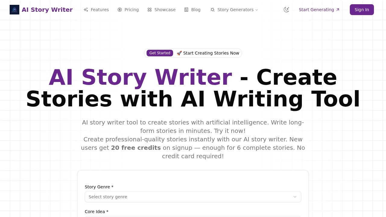 image for AI Story Writer