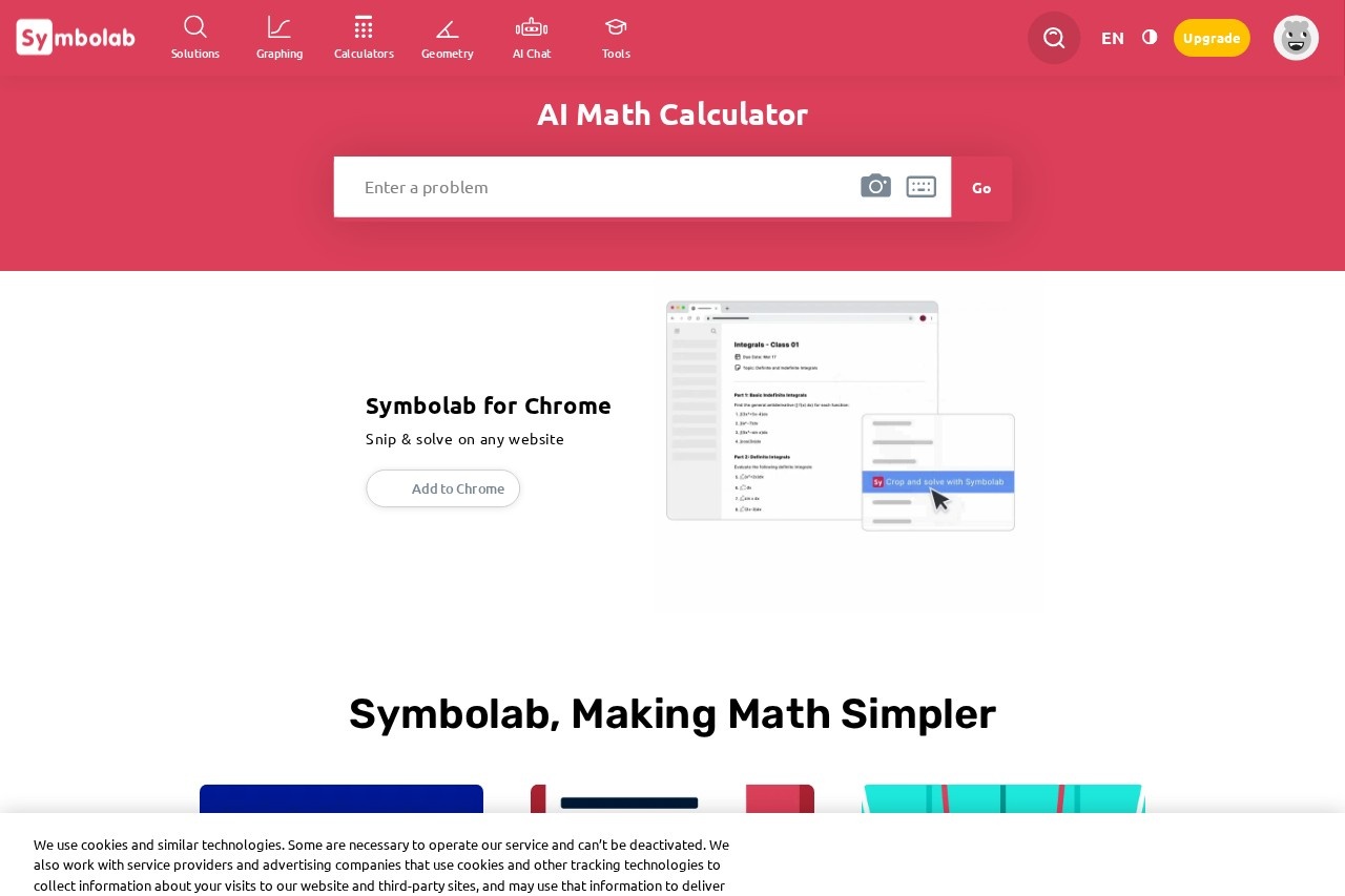 Symbolab screenshot