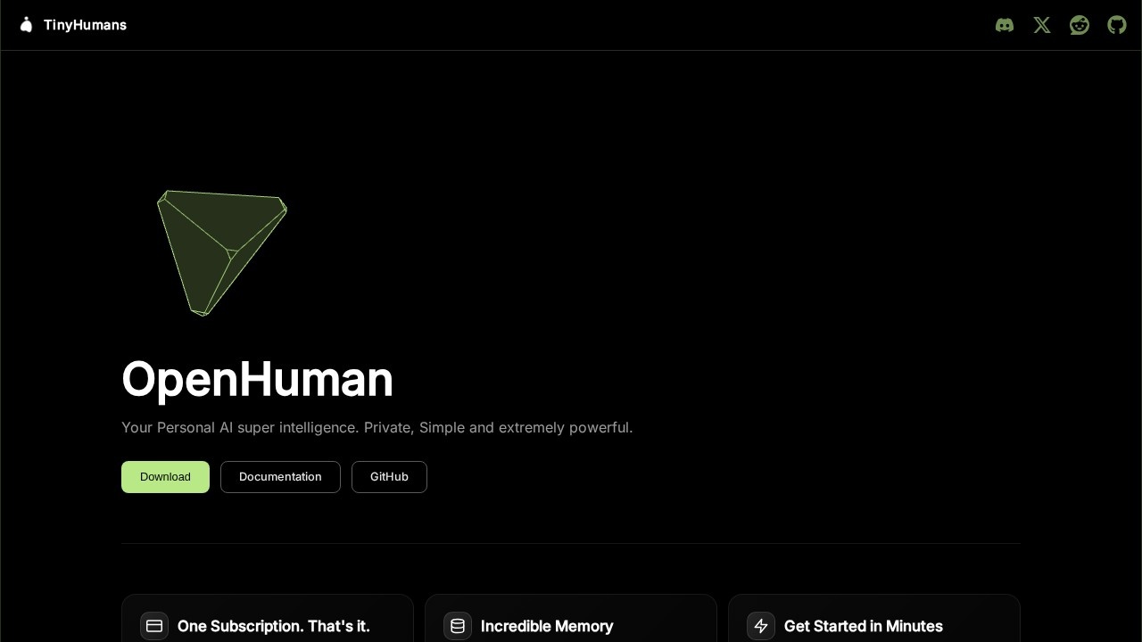 image for OpenHuman