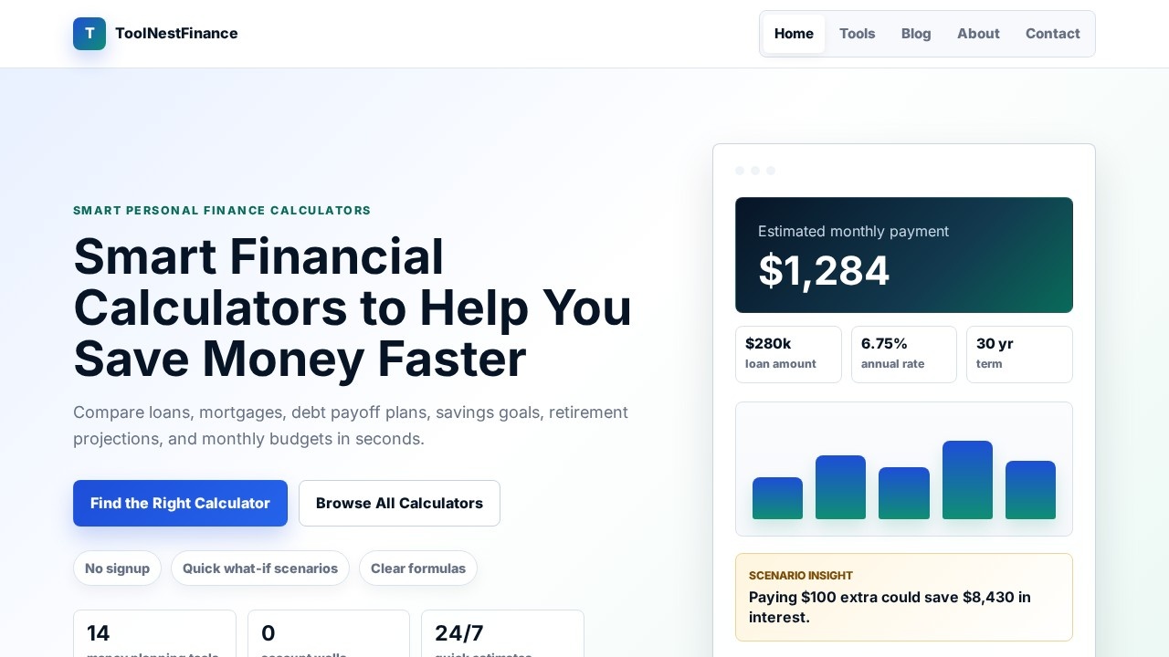 image for ToolNest Finance