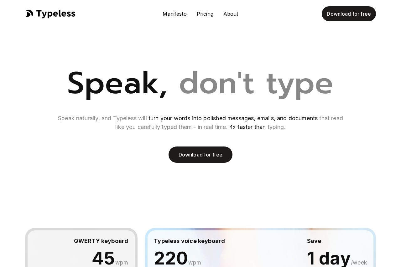 image for Typeless