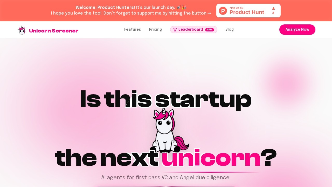 image for Unicorn Screener