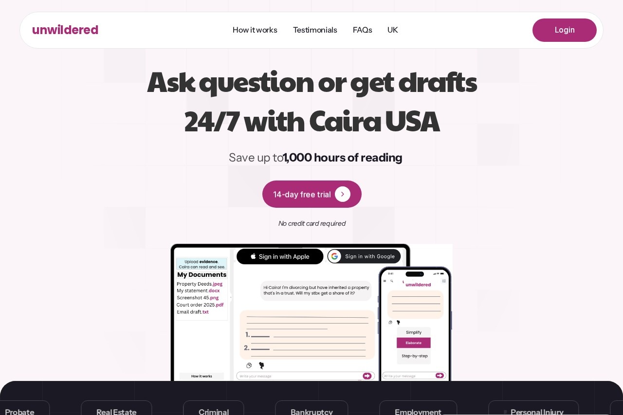 Caira screenshot