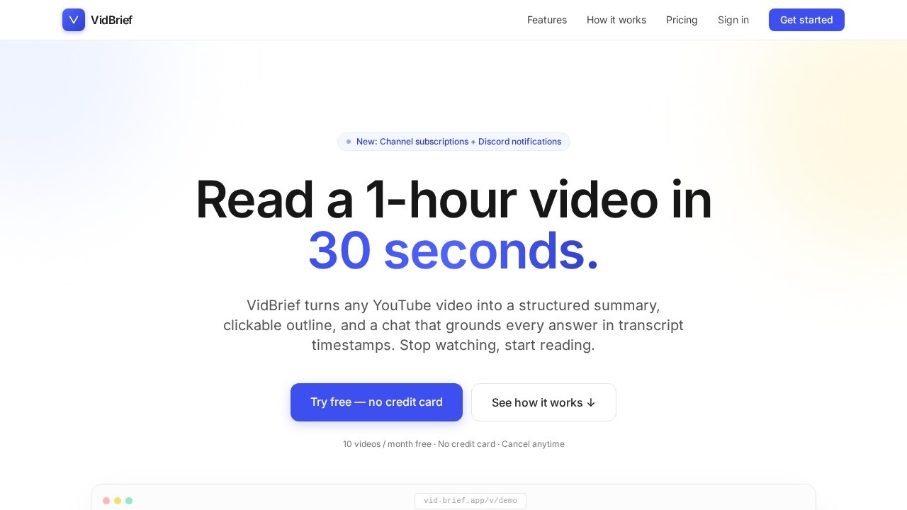 image for VidBrief