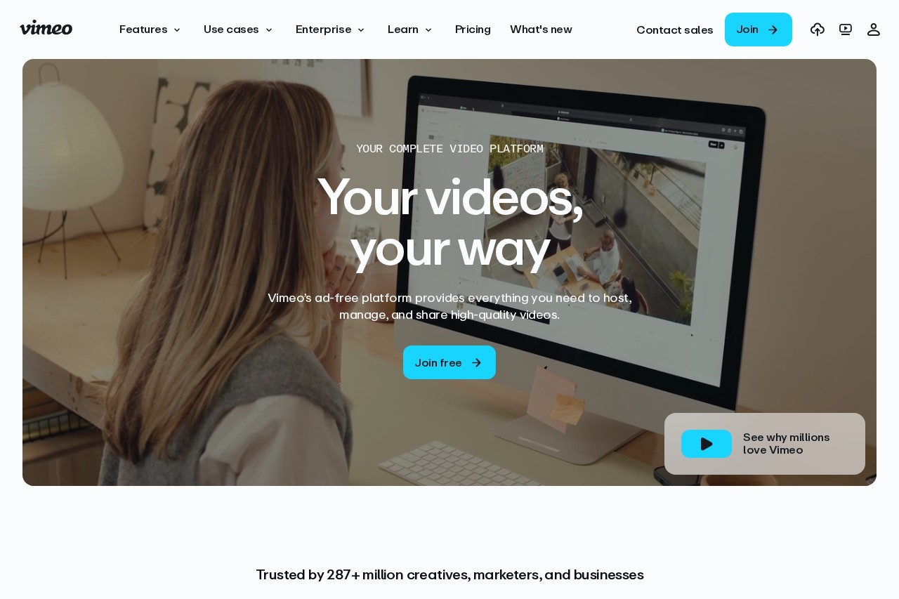 Vimeo screenshot