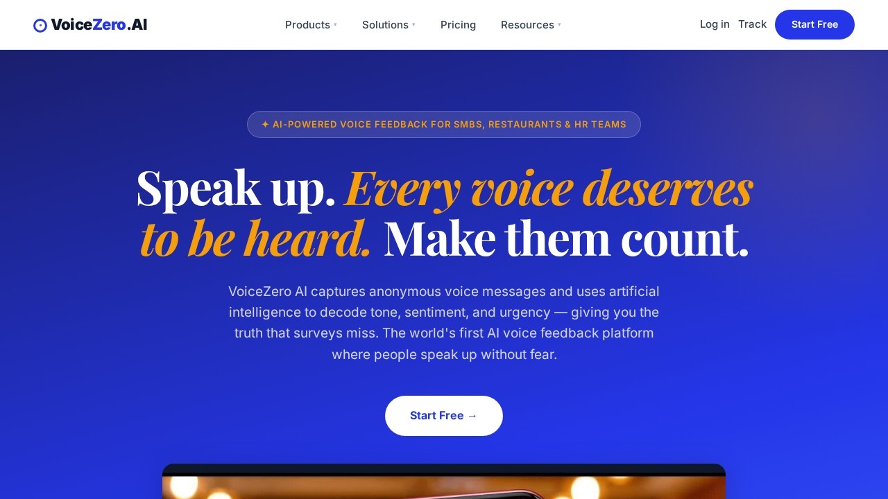 image for VoiceZero.AI