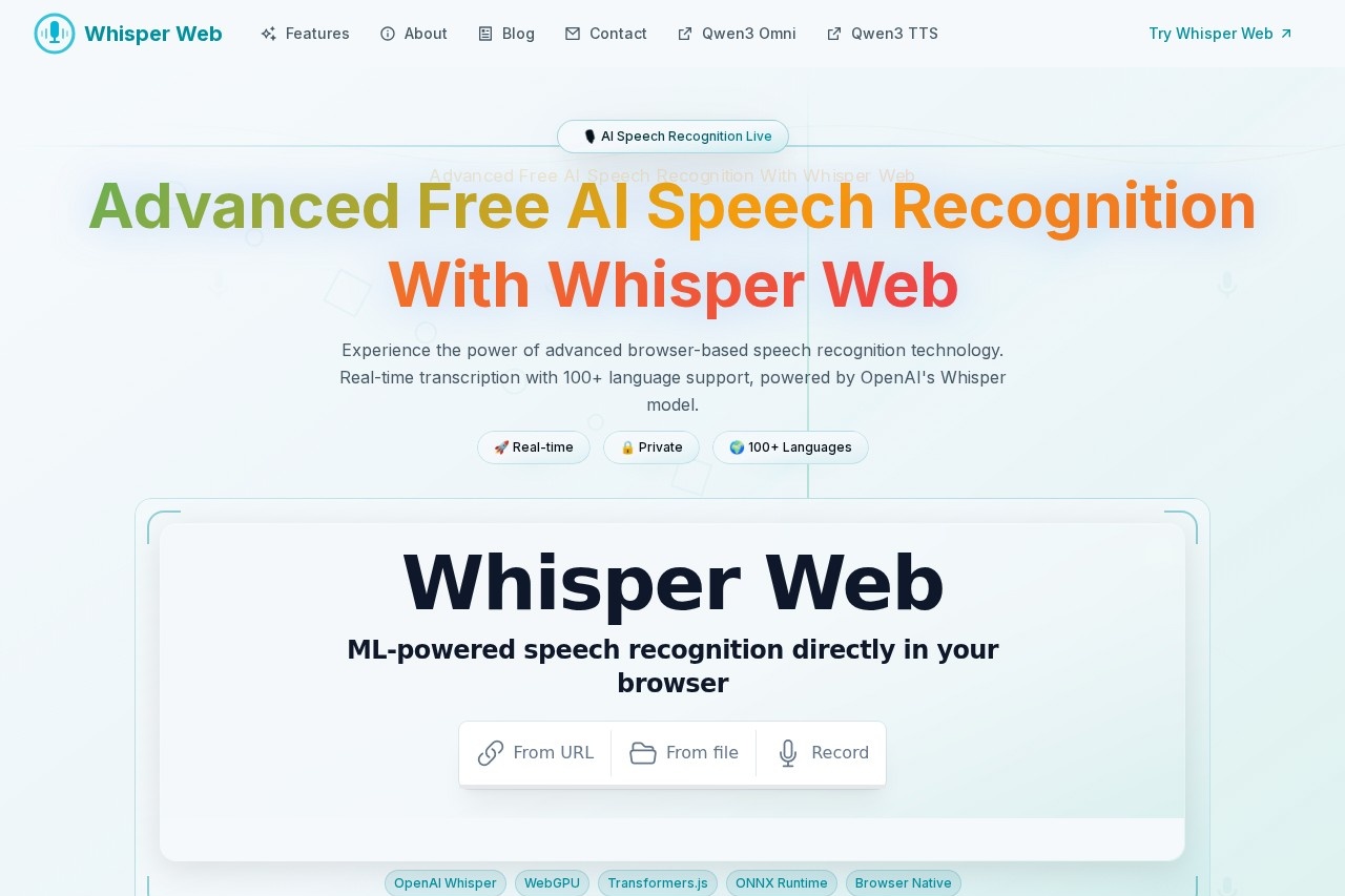 image for Whisper Web