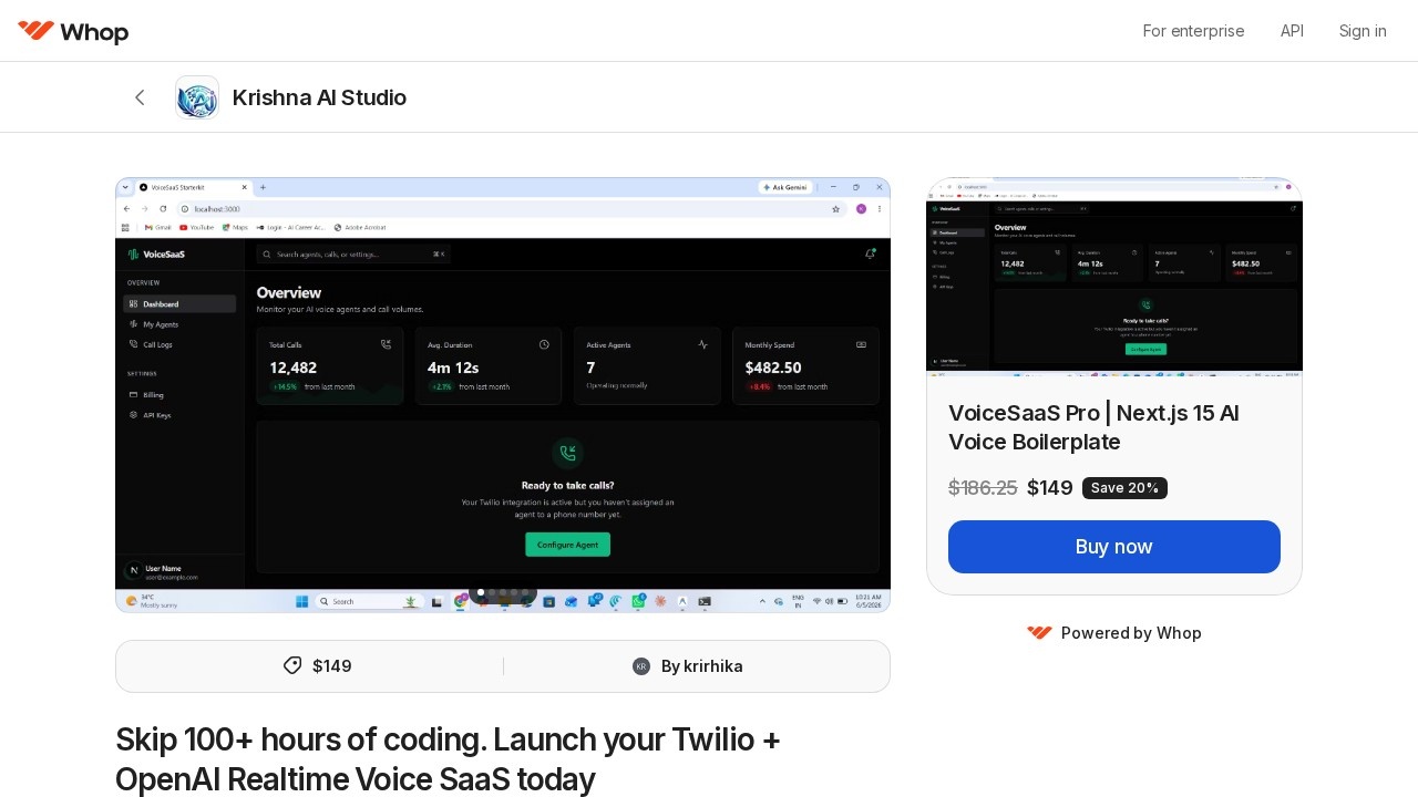 image for VoiceSaaS Pro